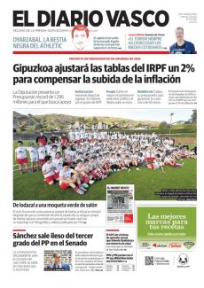 LA DEFLACTACIÓN DEL 2% EN EL IRPF ALIVIARÁ EL BOLSILLO DE LOS GUIPUZCOANOS EN 32 MILLONES
