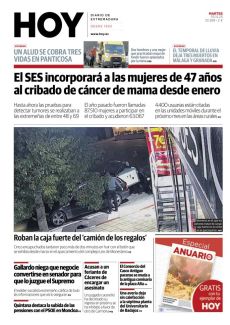 ROBAN LA CAJA FUERTE DEL ‘CAMIÓN DE LOS REGALOS’