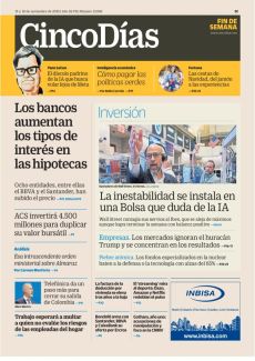 LA INESTABILIDAD SE INSTALA EN UNA BOLSA QUE DUDA DE LA IA