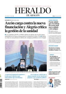 AZCÓN CARGA CONTRA LA NUEVA FINANCIACIÓN Y ALEGRÍA CRITICA LA GESTIÓN DE LA SANIDAD