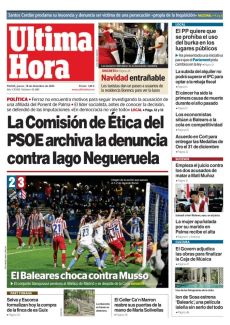 SANTOS CERDÁN PROCLAMA SU INOCENCIA Y DENUNCIA SER VÍCTIMA DE UNA PERSECUCIÓN «PROPIA DE LA INQUISICIÓN»