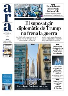 EL SUPOSAT GIR DIPLOMÀTIC DE TRUMP
NO FRENA LA GUERRA