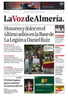 HONORES Y DOLOR EN EL ÚLTIMO ADIÓS EN LA BASE DE LA LEGIÓN A DANIEL RUIZ