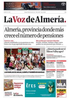 ALMERÍA,PROVINCIADONDEMÁS CRECE EL NÚMERO DE PENSIONES