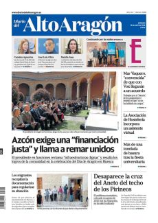 AZCÓN EXIGE UNA “FINANCIACIÓN JUSTA” Y LLAMA A REMAR UNIDOS