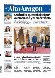 AZCÓN DICE QUE TRABAJARÁ POR LA ESTABILIDAD Y EL CRECIMIENTO